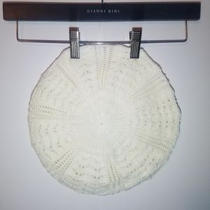 White Knit Beret NWOT
